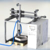 Laboratory Concrete 3D Printer Stone Flower Laboratory concrete 3D printer with a compact gantry system depositing a layer of cement-based material